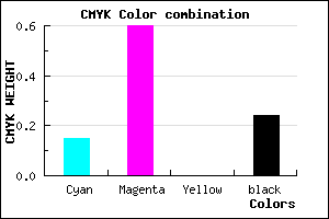 #A44DC1 color CMYK mixer