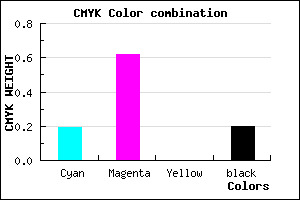 #A44DCB color CMYK mixer