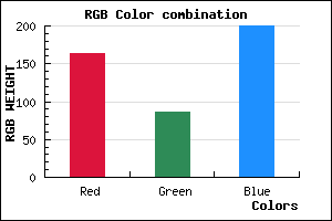 rgb background color #A456C8 mixer
