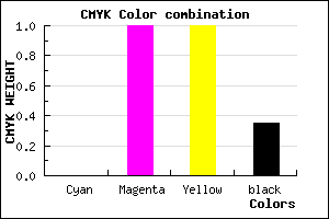 #A50000 color CMYK mixer