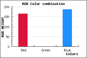 rgb background color #A500BB mixer