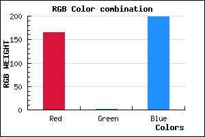 rgb background color #A501C6 mixer