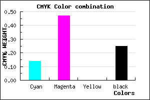 #A565BF color CMYK mixer