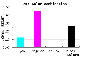 #A568BC color CMYK mixer