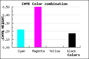 #A569D3 color CMYK mixer