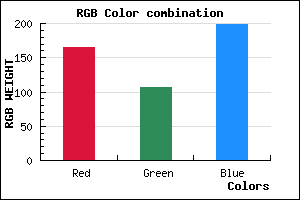 rgb background color #A56BC7 mixer