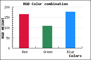 rgb background color #A56CB1 mixer