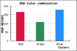 rgb background color #A56CB2 mixer