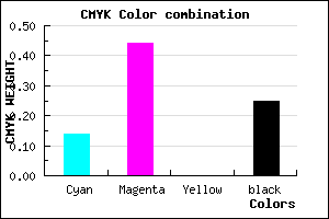 #A56CC0 color CMYK mixer