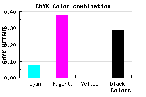 #A570B4 color CMYK mixer