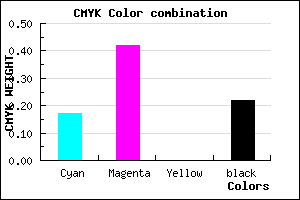 #A572C6 color CMYK mixer