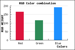 rgb background color #A573BF mixer