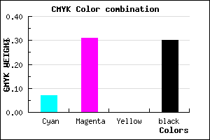 #A57AB2 color CMYK mixer