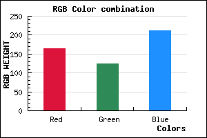 rgb background color #A57CD4 mixer