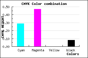 #A57CEA color CMYK mixer