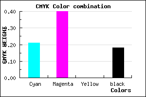 #A57DD1 color CMYK mixer