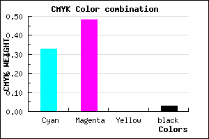 #A581F8 color CMYK mixer