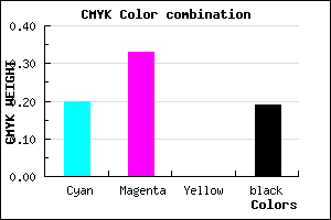 #A58BCF color CMYK mixer