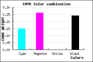 #A590C2 color CMYK mixer