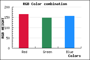 rgb background color #A5939C mixer