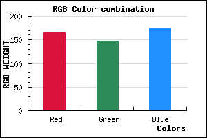 rgb background color #A594AE mixer