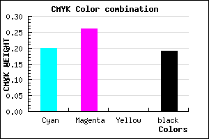 #A598CE color CMYK mixer