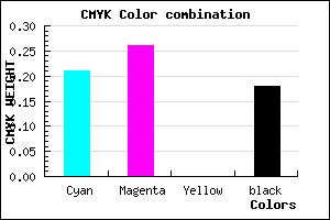 #A59CD2 color CMYK mixer