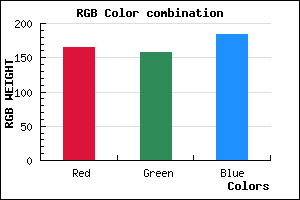 rgb background color #A59EB8 mixer