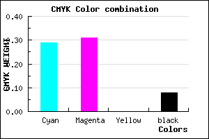 #A5A2EA color CMYK mixer
