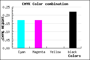 #A5A5C7 color CMYK mixer