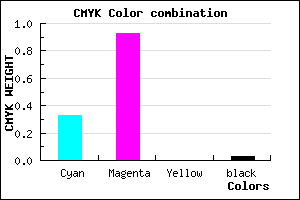 #A512F8 color CMYK mixer