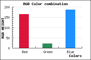 rgb background color #A516BB mixer