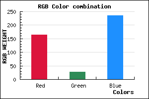 rgb background color #A51BEB mixer