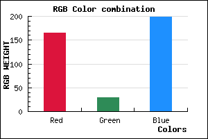 rgb background color #A51DC7 mixer