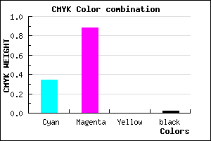 #A51DFB color CMYK mixer