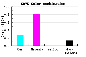 #A52ADE color CMYK mixer