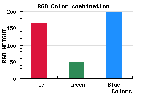 rgb background color #A530C6 mixer