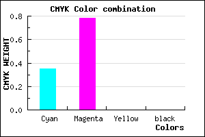 #A537FF color CMYK mixer