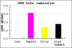 #A53F79 color CMYK mixer