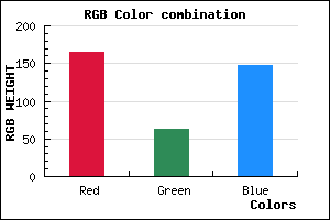rgb background color #A53F93 mixer