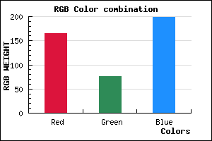 rgb background color #A54CC7 mixer