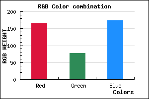 rgb background color #A54EAD mixer