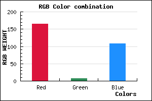 rgb background color #A5086C mixer