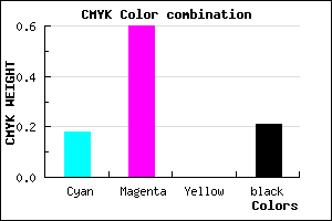 #A550CA color CMYK mixer