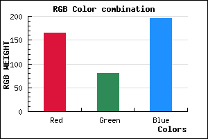 rgb background color #A551C3 mixer