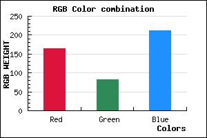 rgb background color #A552D3 mixer