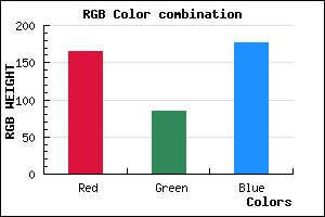 rgb background color #A554B0 mixer
