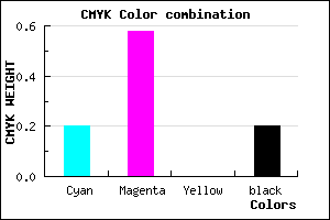 #A556CD color CMYK mixer