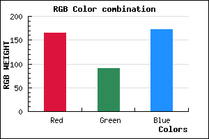 rgb background color #A55AAC mixer