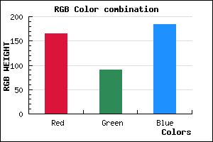 rgb background color #A55AB8 mixer